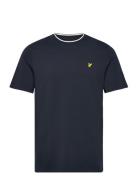 Lyle & Scott Tipped T-Shirt Marinblå