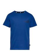 Ess Small Logo Tee B Sport T-shirts Short-sleeved Blue PUMA