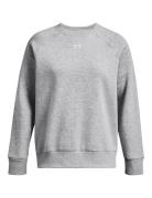 Ua Rival Fleece Crew Sport Sweat-shirts & Hoodies Sweat-shirts Grey Un...
