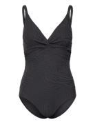 Missya Lucca Swimsuit Jacquard Svart