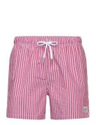 GANT Seersucker Swim Shorts Röd