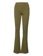 Trouser Beatrix Bottoms Trousers Flared Green Lindex