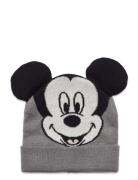 Nmmalmin Mickey Knithat Wdi Accessories Headwear Hats Beanie Grey Name...