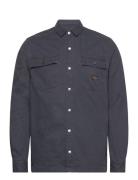 Superdry Canvas Workwear Overshirt Marinblå