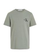 Calvin Klein Chest Monogram T-Shirt Grön