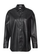 Anf Womens Wovens Tops Overshirts Black Abercrombie & Fitch