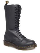 1B99 Black Virginia Shoes Boots Ankle Boots Laced Boots Black Dr. Mart...