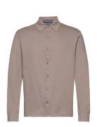 Fiere Ls Shirt M Tops Polos Long-sleeved Beige SNOOT