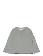 Long Sleeve Cotton T-Shirt Tops T-shirts Long-sleeved T-shirts Green M...