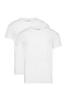 Style Allen 2-Pack Tops T-shirts Short-sleeved White MUSTANG