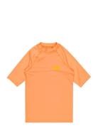Everyday Upf50 Ss Youth Tops T-shirts Short-sleeved Orange Quiksilver
