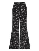 Puck Trousers Bottoms Trousers Flared Black Fabienne Chapot