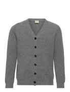 FUB Lambswool Cardigan Grå