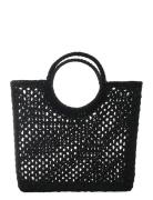 Ceannis Round Handle Basket Black Svart