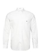 GANT Reg Micro Dot Poplin Shirt Vit