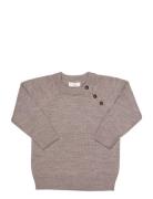 Merino Classic Pullover Ls Tops Knitwear Pullovers Beige Copenhagen Co...