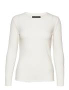 Candacekb Ck Ls Tops T-shirts & Tops Long-sleeved White Karen By Simon...