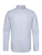 Reg Pinpoint Oxford Shirt Tops Shirts Casual Blue GANT