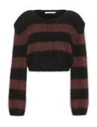 Safigz Pullover Tops Knitwear Jumpers Black Gestuz