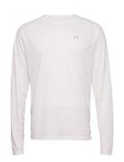 Men Core Running T-Shirt L/S Sport T-shirts Long-sleeved White Newline