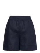 Rosemunde Linen Shorts Marinblå