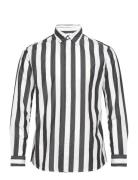 Selected Homme Slhregredster Shirt Stripe Ls W Svart