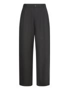 Lindex Trouser Ragna With Pleats Svart