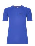 Adv Cool Intensity Ss W Sport T-shirts & Tops Short-sleeved Blue Craft