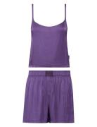 Calvin Klein Sleeveless Short Set Lila