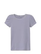 Nmfkab Ss Top Noos Tops T-shirts Short-sleeved Purple Name It