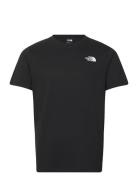 M S/S Box Nse Tee Sport T-shirts Short-sleeved Black The North Face