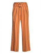 Claudia Trousers Bottoms Trousers Straight Leg Orange Just Female