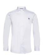 Uspa Shirt Emanuel Men Tops Shirts Casual White U.S. Polo Assn.