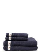 GANT 4-Pack Archive Shield Towel Marinblå