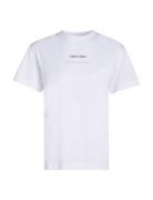 Calvin Klein Multi Logo Regular T-Shirt Vit