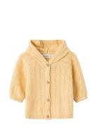 Nbfdaimo Ls Knit Jacket Lil Tops Knitwear Cardigans Yellow Lil'Atelier