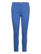 Sc-Lilly Bottoms Trousers Slim Fit Trousers Blue Soyaconcept