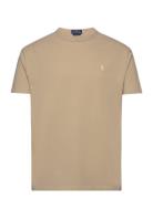 Polo Ralph Lauren Classic Fit Jersey Crewneck T-Shirt Beige