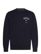 Tommy Hilfiger Wcc Arched Varsity Sweatshirt Marinblå