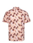 Tom Tailor Relaxed Printed Slubyarn Shirt Rosa