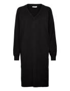 Cc Heart Clare Comfy Knit Dress Knälång Klänning Black Coster Copenhag...