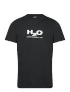 H2O Logo Tee Marinblå