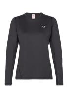 Nora 2.0 Long Sleeve Sport T-shirts & Tops Long-sleeved Black Kari Tra...