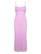 Bardot Adoni Mesh Midi Dress Lila