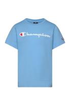 Champion Crewneck T-Shirt Blå