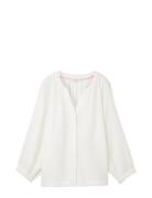 Tom Tailor Crinkle Structure Blouse Vit