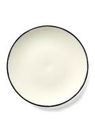 Plate Dé Set/2 Home Tableware Plates Dinner Plates White Serax