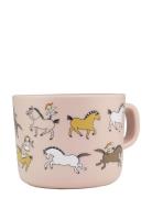 Rätt Start Pippi Circus, Cup With Handle, Pink Multi/patterned