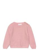 Knit Pockets Sweater Tops Knitwear Pullovers Pink Mango