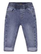 Minymo Pants Sweat Denim Blå